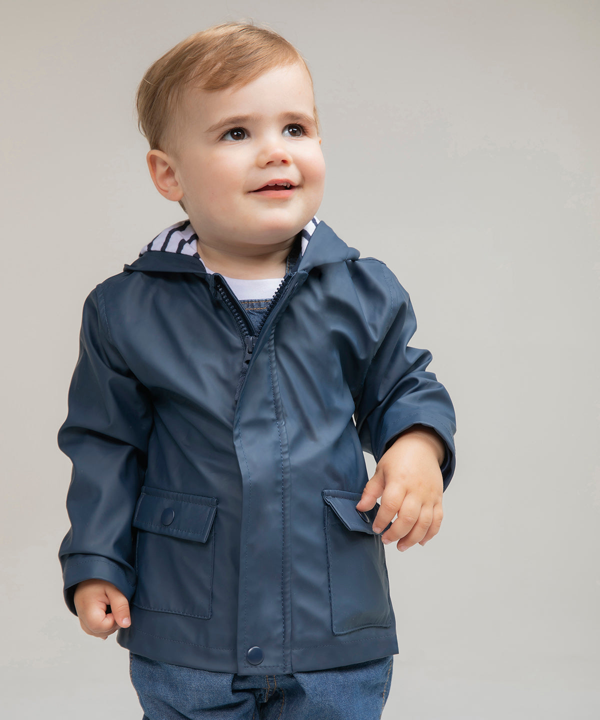 Kids Waterproof Raincoat George with Cotton Lining | 6M-4Y - Flossie & George