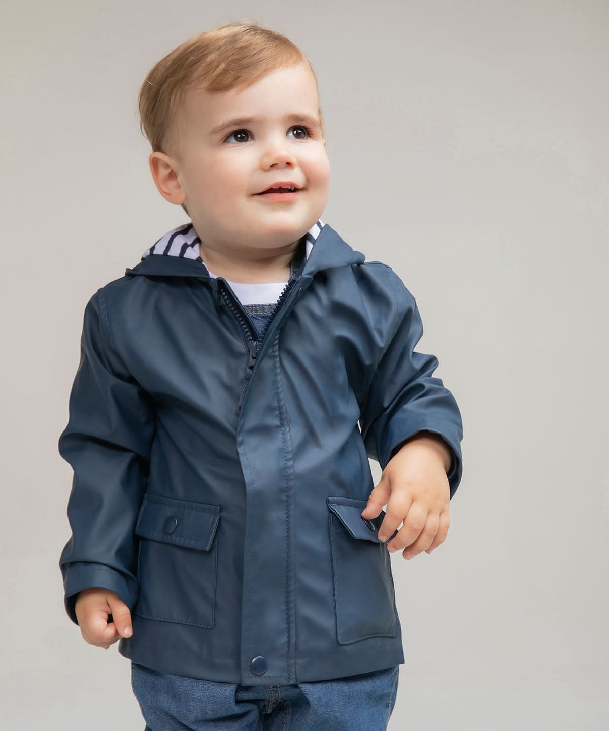 Kids Waterproof Raincoat George with Cotton Lining | 6M-4Y - Flossie & George
