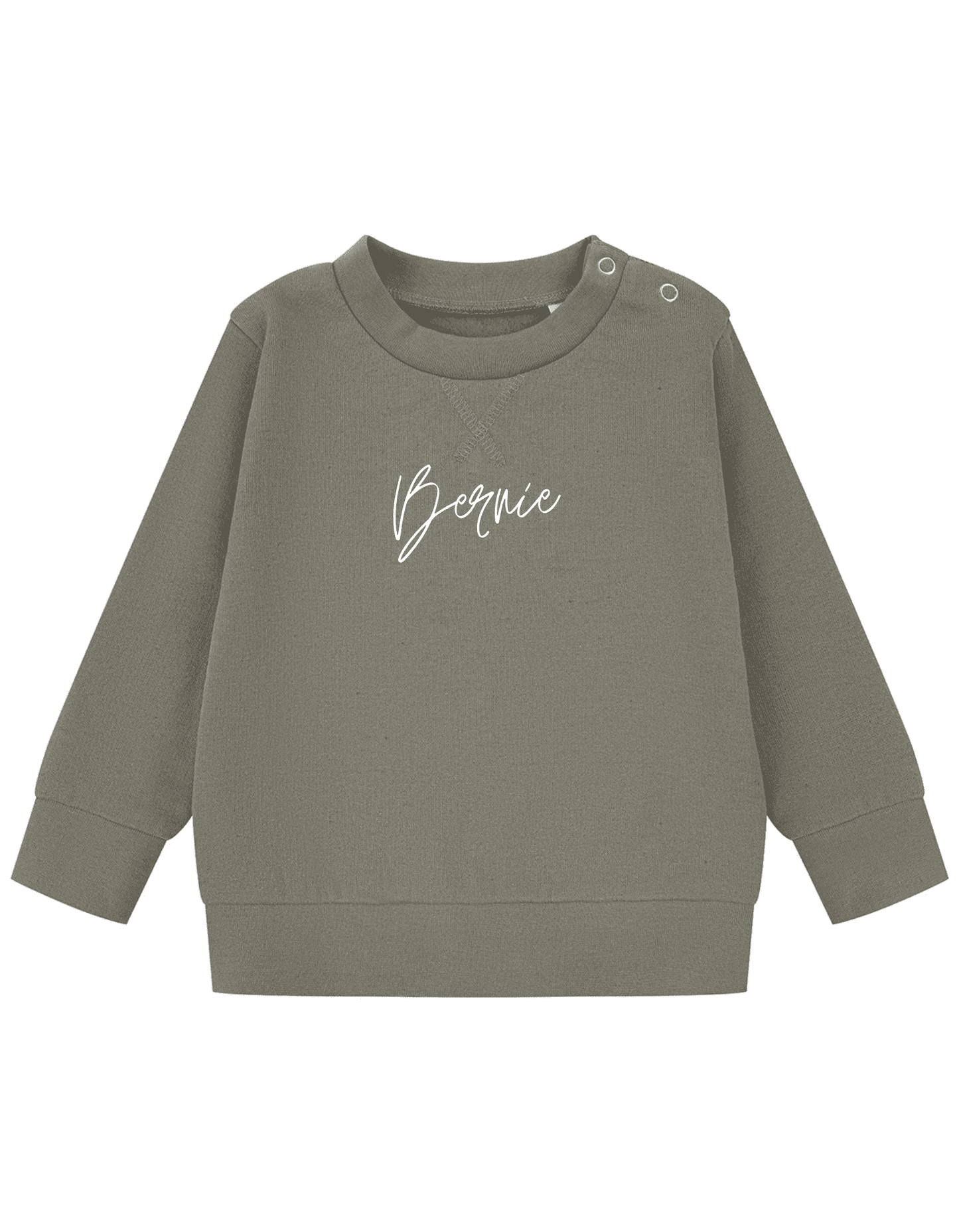 Khaki Sustainable Sweatshirt - Flossie & George
