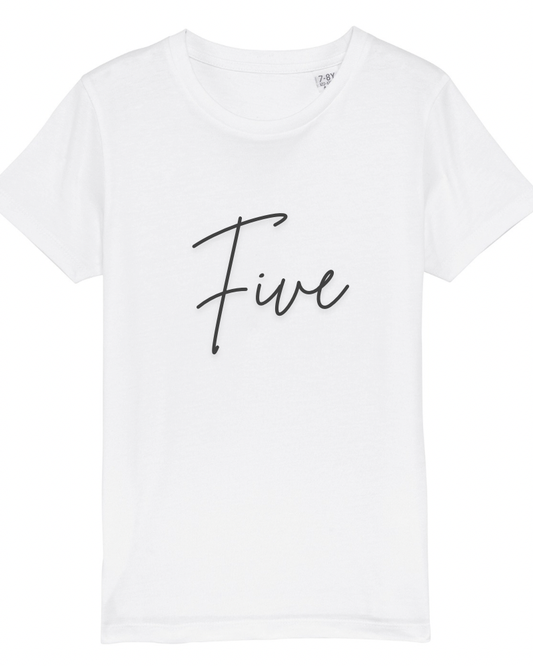 Printed Birthday T-Shirt (0mths - 13 years) - Flossie & George
