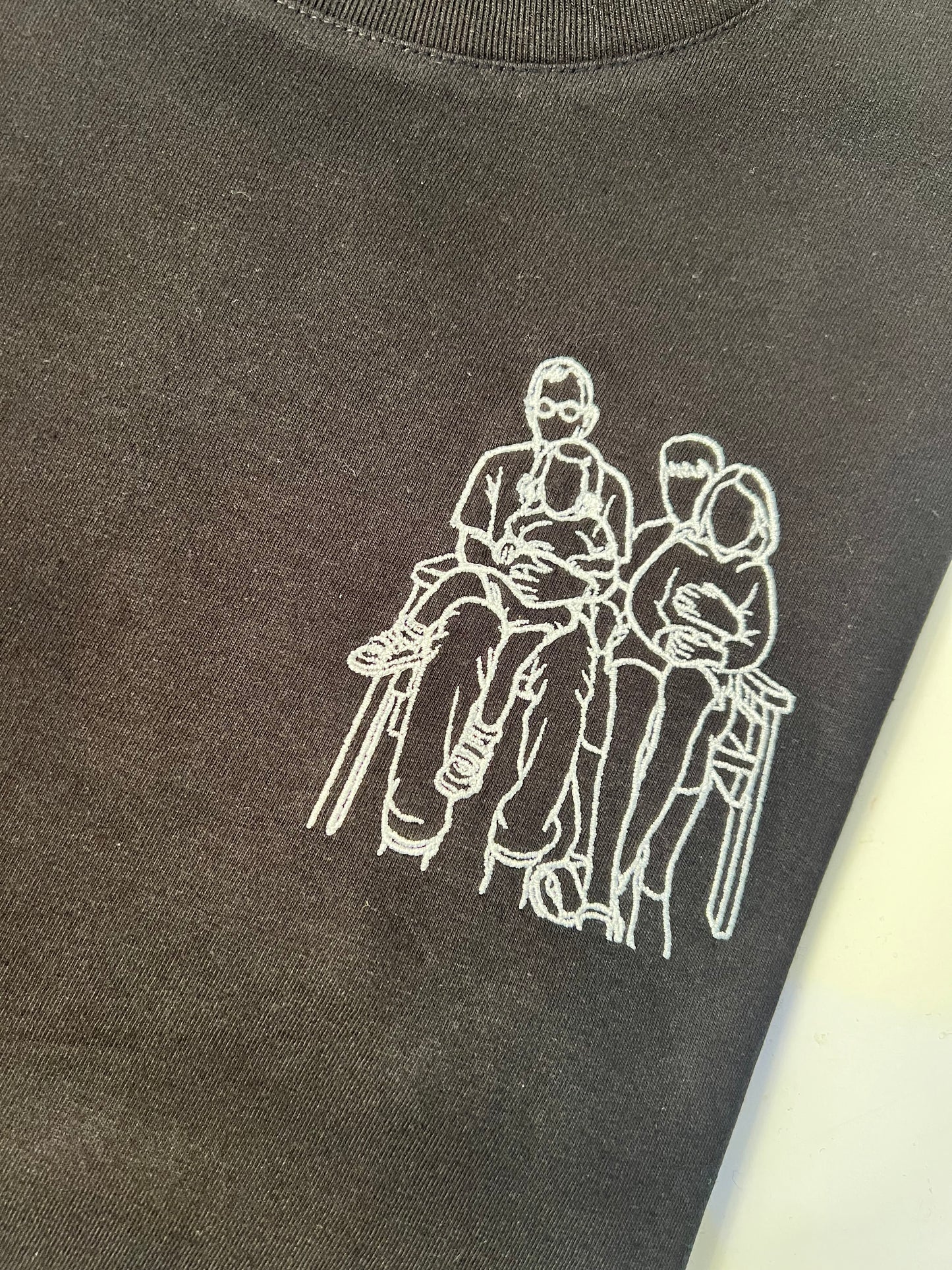 Personalised Embroidered Portrait T-Shirt