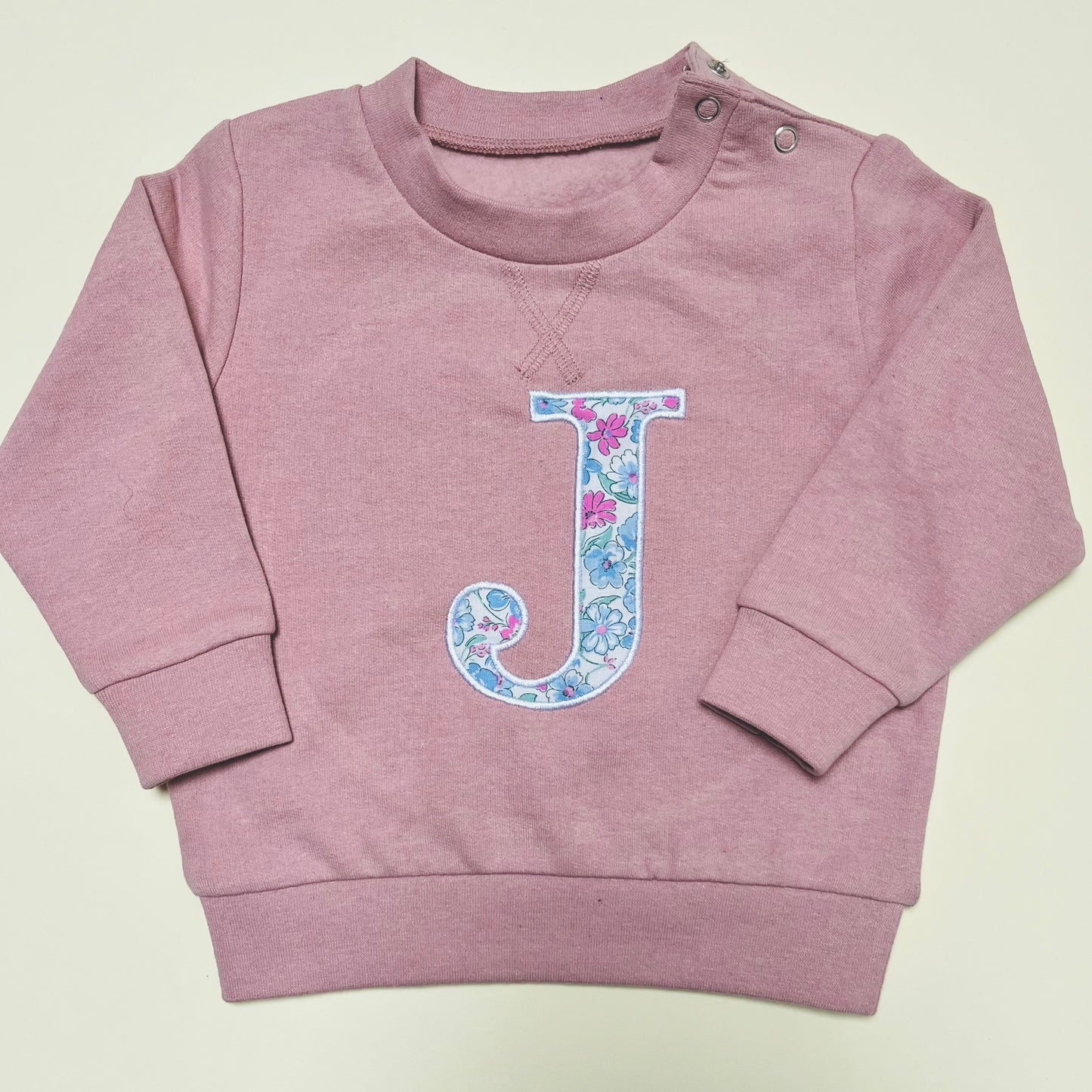 Embroidered Initial Sustainable Sweatshirt - Flossie & George