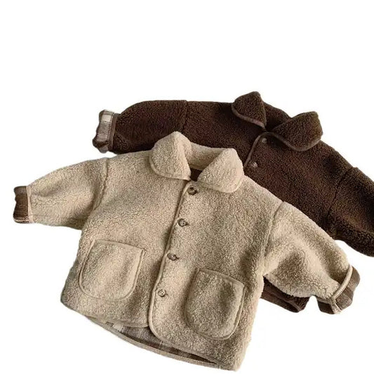 Borg Teddy Jacket | Baby Borg Jacket | 12M - 8Y - Flossie & George