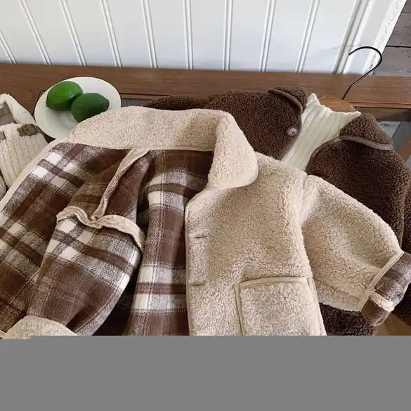 Borg Teddy Jacket | Baby Borg Jacket | 12M - 8Y - Flossie & George