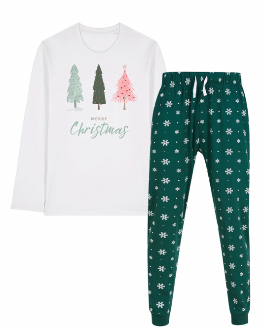 Trees Matching Family Christmas PJs - Flossie & George