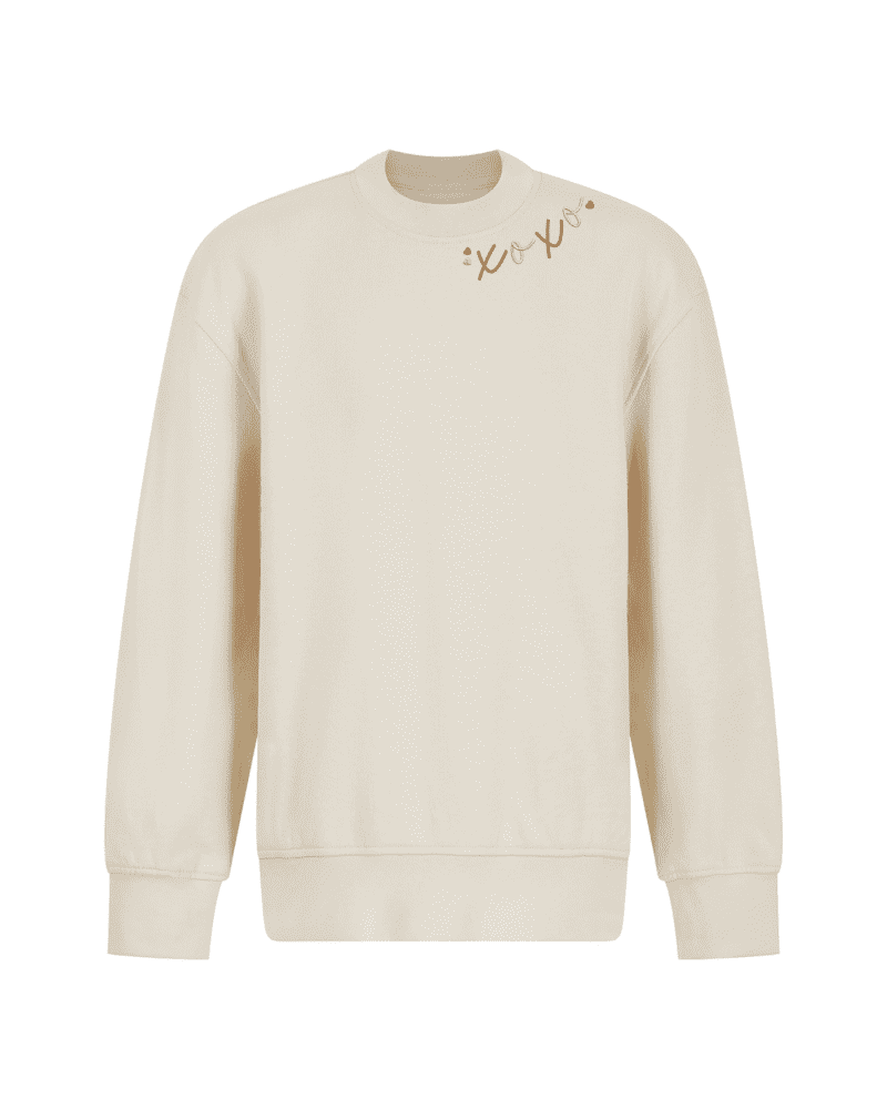 XOXO Embroidered Sustainable Sweatshirt - Flossie & George