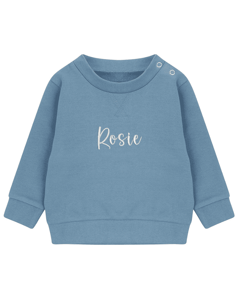 Stone Blue Sustainable Sweatshirt - Flossie & George