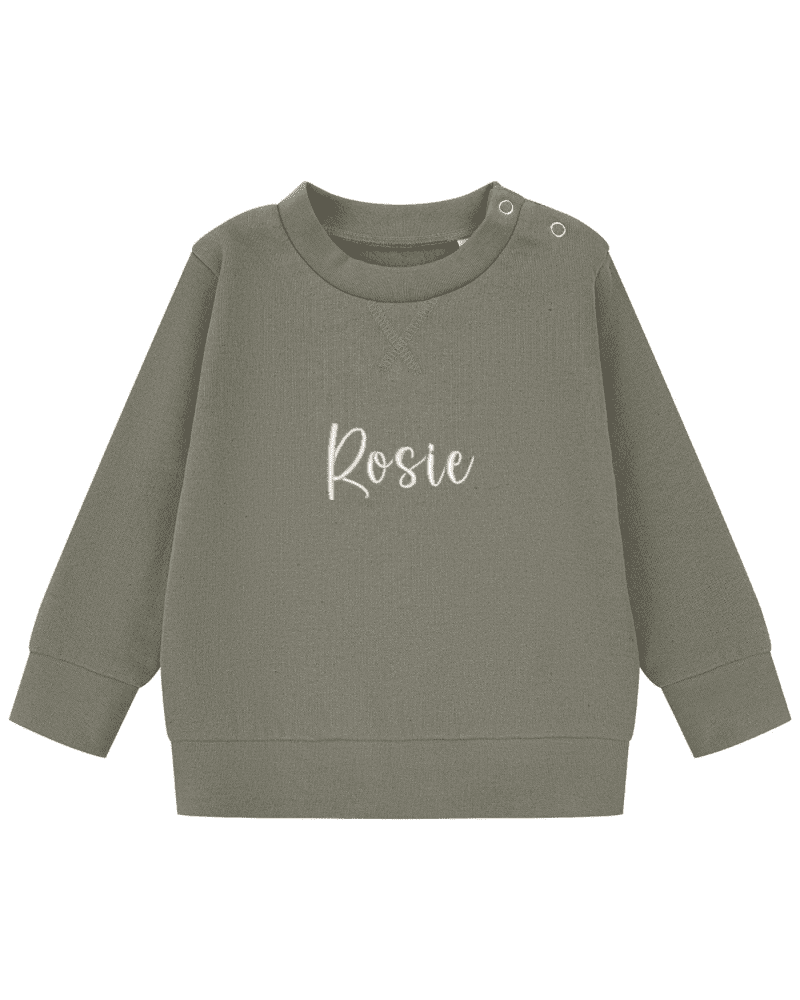 Khaki Sustainable Sweatshirt - Flossie & George