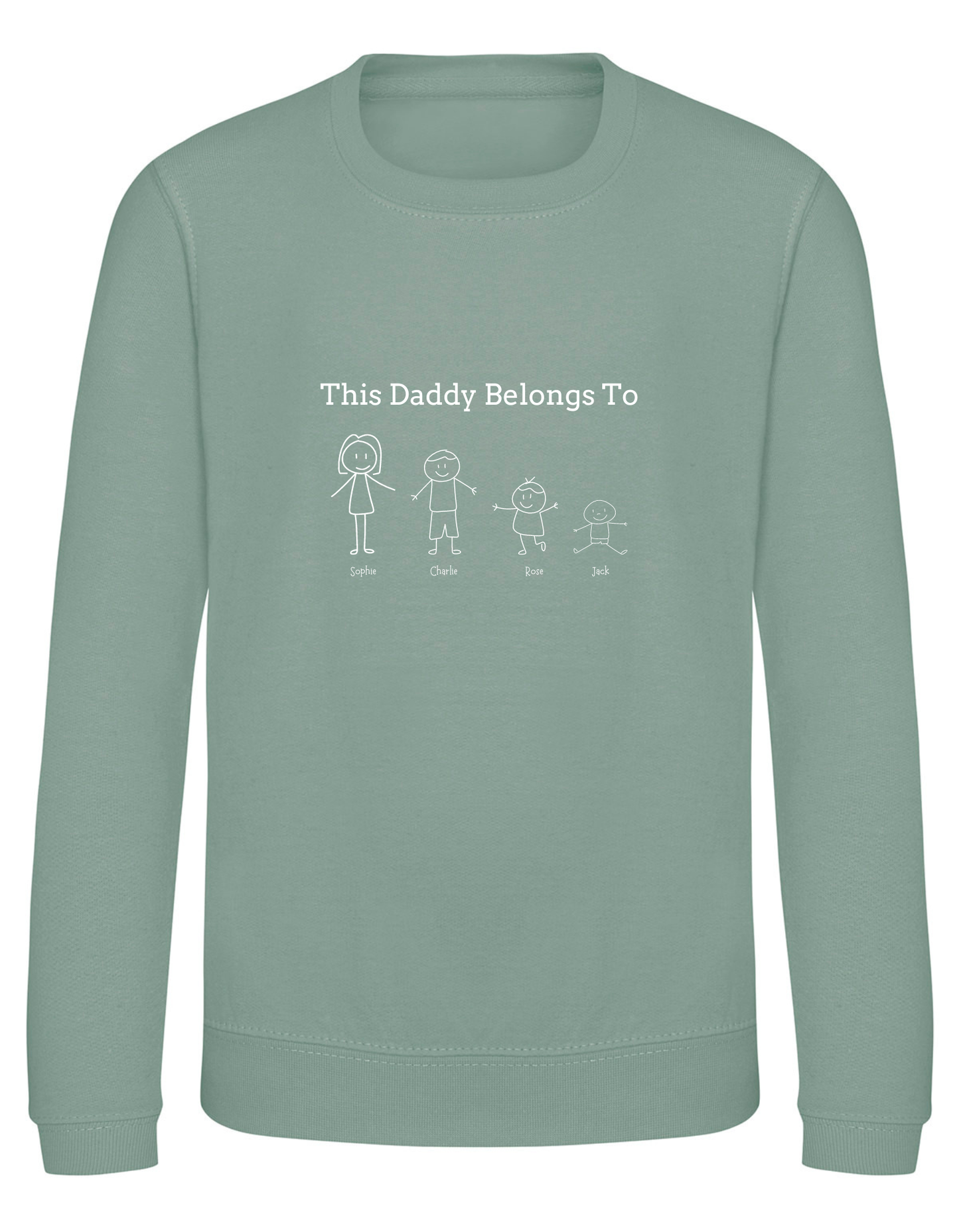 This Daddy Belongs To Sweatshirt- 9 Colours (XXS - 3XL) - Flossie & George