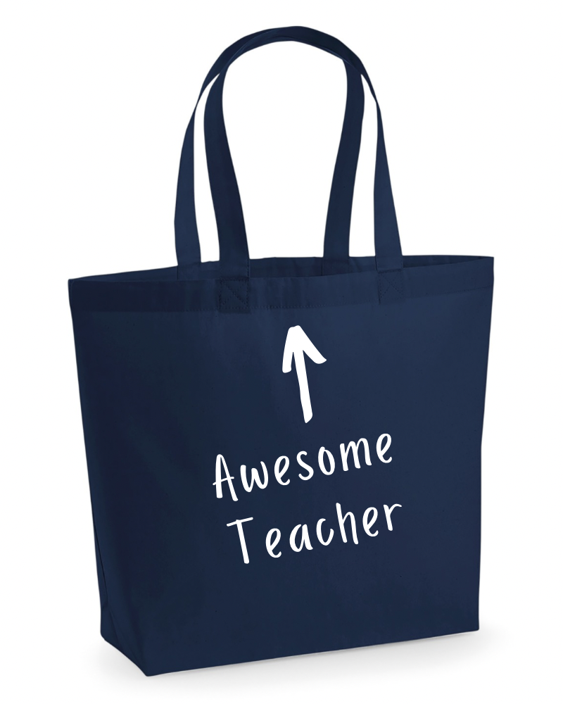 Teacher Gift Canvas Tote Bag - Flossie & George