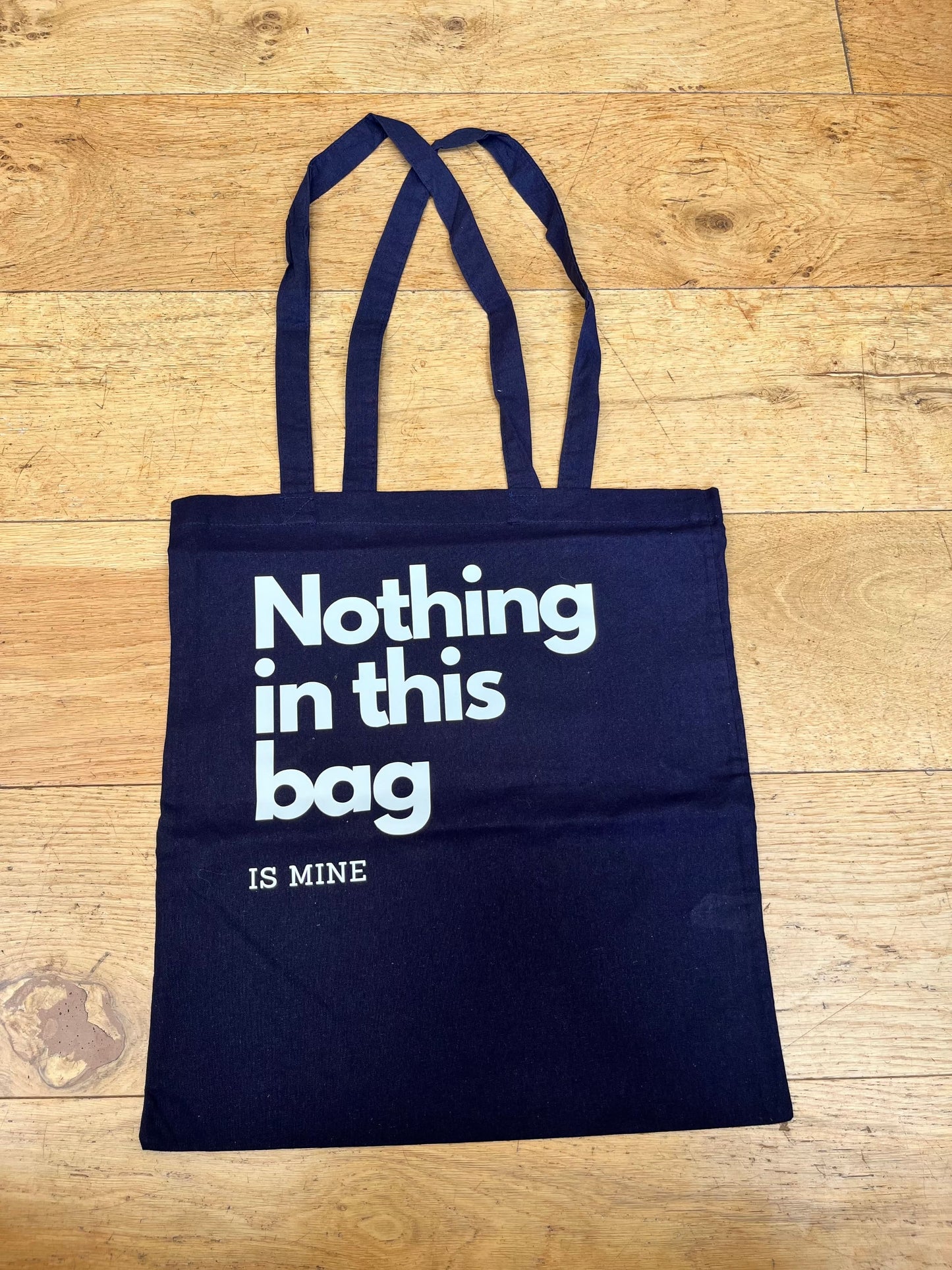 Nothing in This Bag Natural Dyed Canvas Tote Bag (5 Colours) - Flossie & George