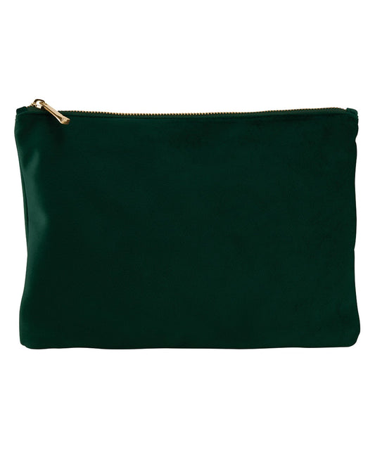 Sequin Initial Velvet Accessory Pouch - Flossie & George