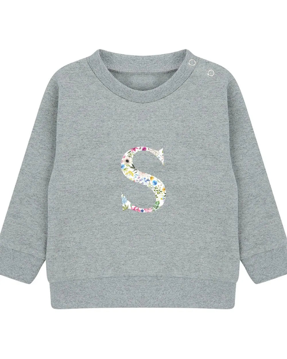 Embroidered Initial Sustainable Sweatshirt - Flossie & George