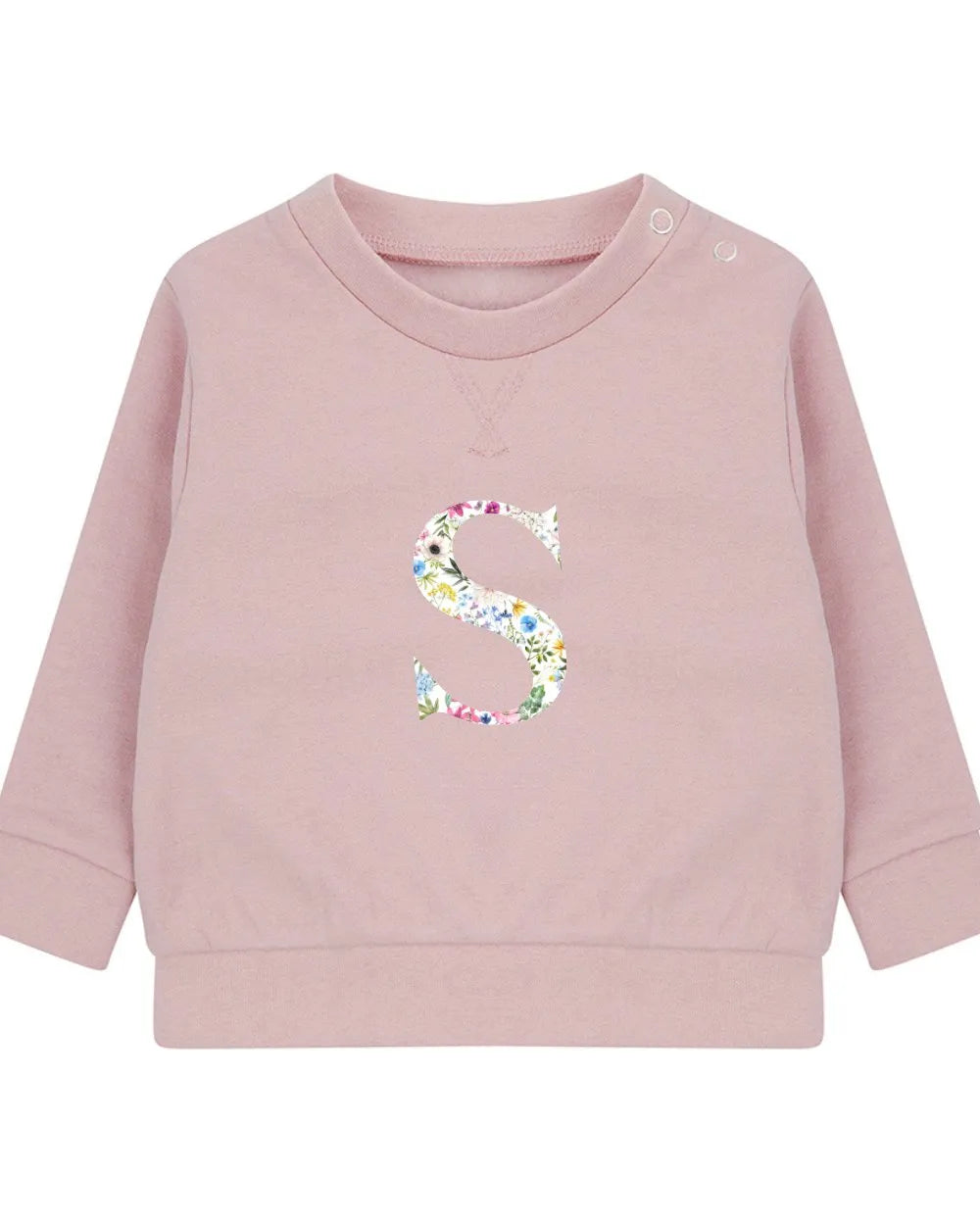 Embroidered Initial Sustainable Sweatshirt - Flossie & George