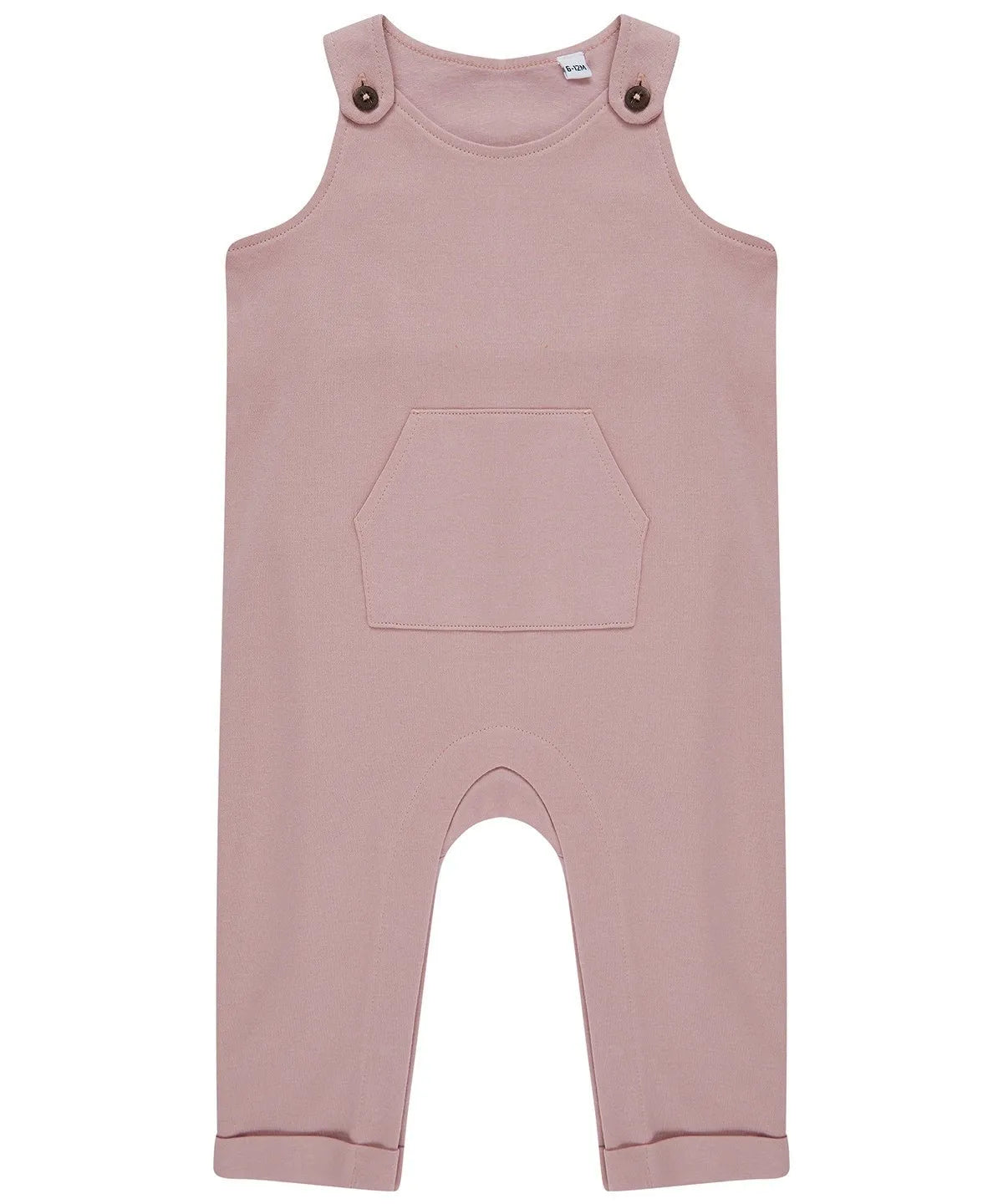 Pink Organic Cotton Dungarees - Flossie & George