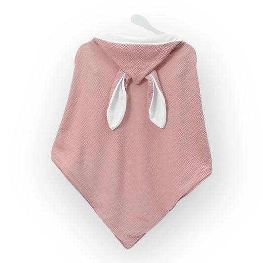 Pink Newborn Hooded Towel - Flossie & George