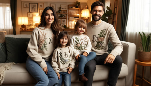 The Charm of Embroidery on Jumpers: Adding Personal Touch to Your Family Wardrobe