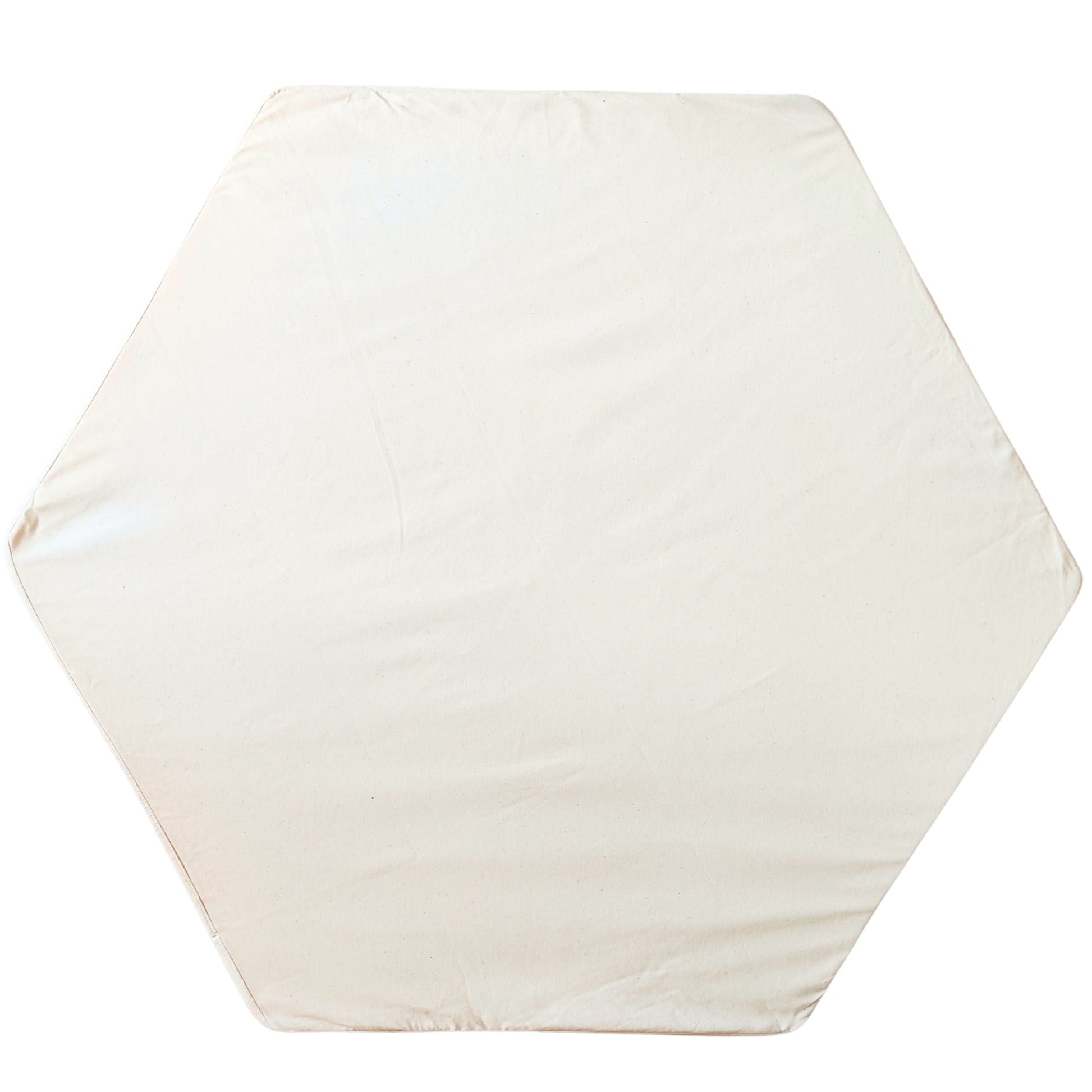 MINICAMP Hexagon Kids' Playmat in Ecru - Fits Pavilion Playhouse - Flossie & George