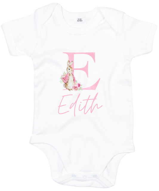 Personalised Flopsy Bunny Bodysuit - Flossie & George