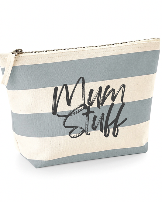 Mum Stuff Nautical Makeup Bag - Flossie & George