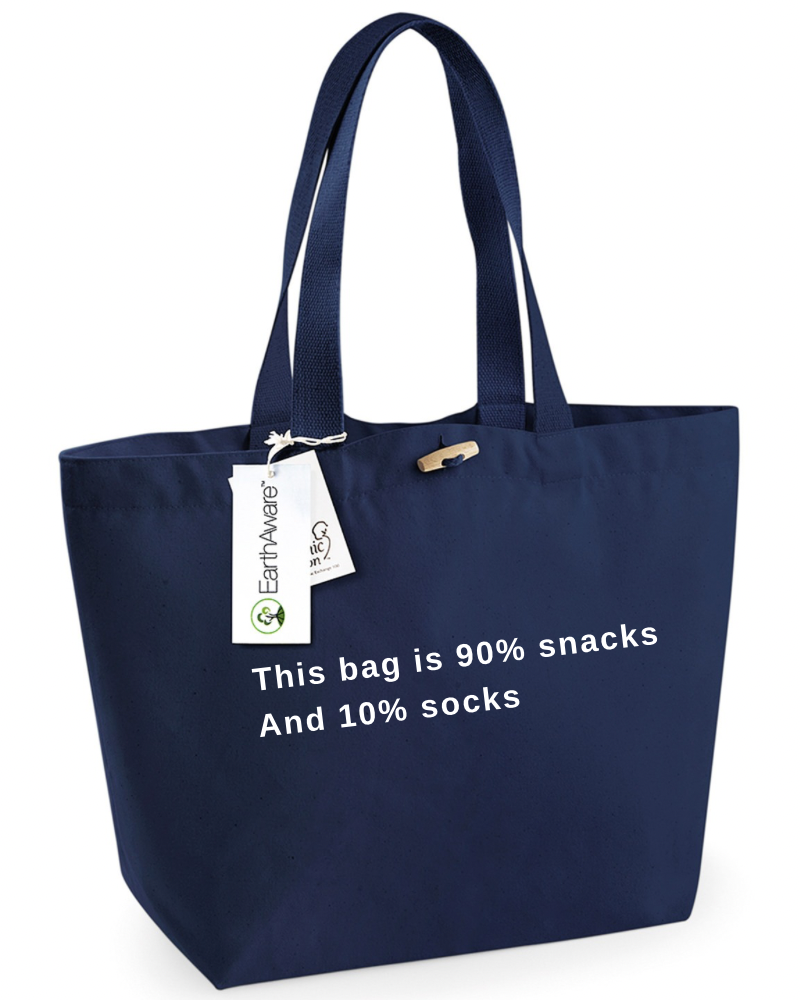 Snacks Bag EarthAware® Organic Marina Tote - Flossie & George