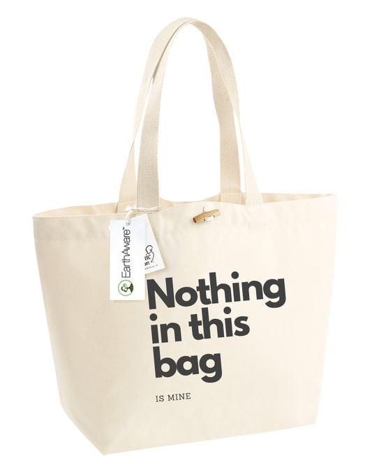 Nothing in this bag EarthAware® Organic Marina Tote - Flossie & George