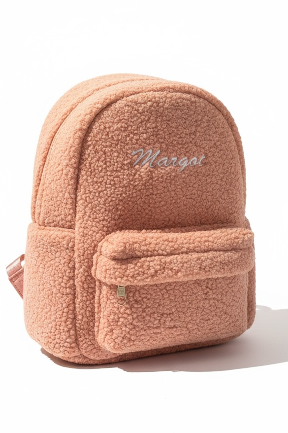 Personalised Teddy Backpack | Embroidered Name | Nursery & School - Flossie & George