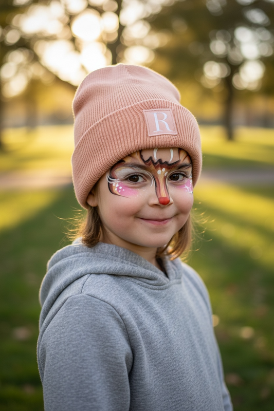 Personalised Kids’ Beanie Hat – Embroidered Name | Custom Winter Hat (Ages 2–12)