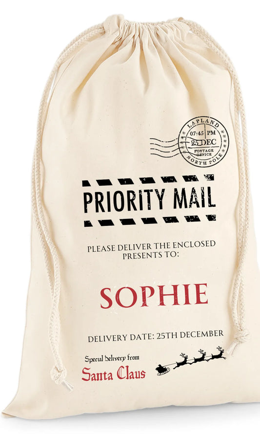 Personalised Santa Sack - Flossie & George