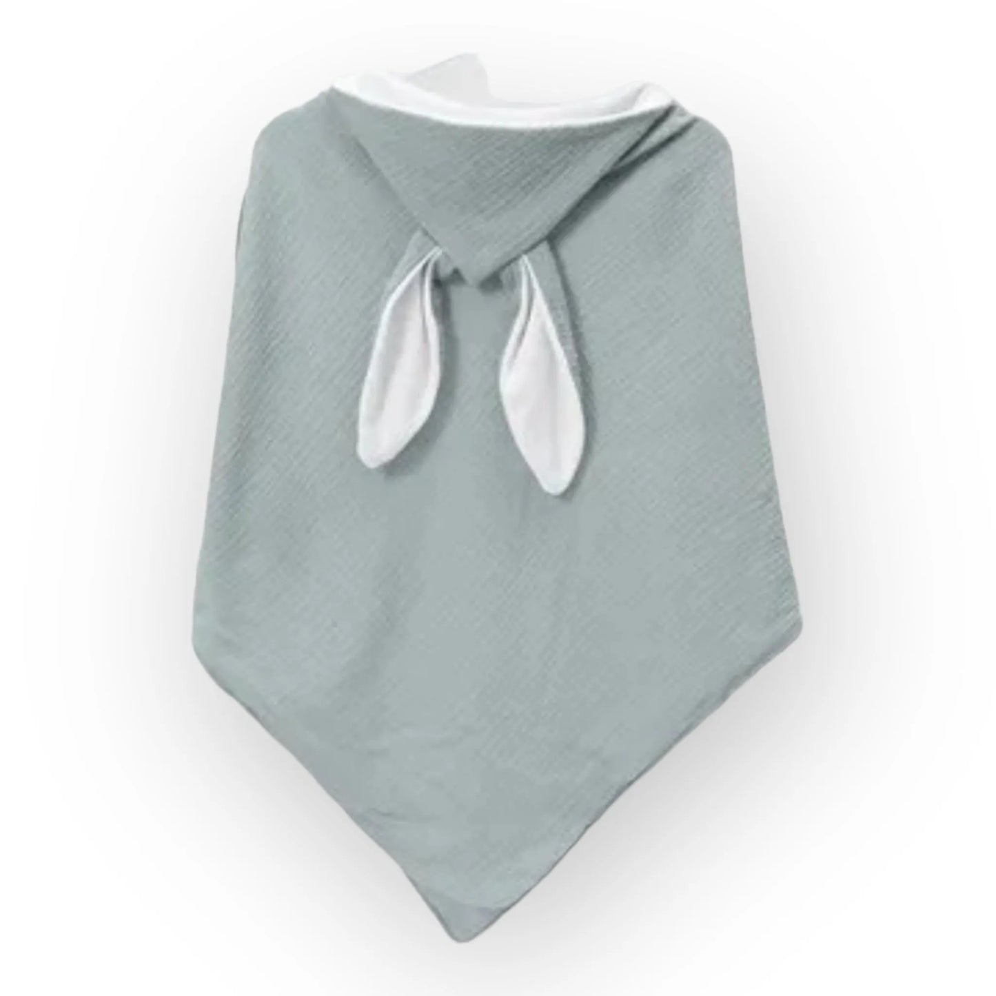 Blue Organic Hooded Bunny Towel - Flossie & George