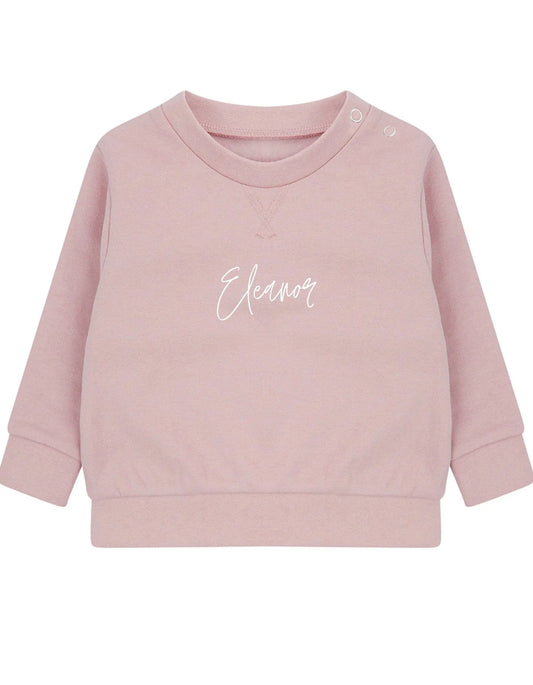 Pink Color Sweatshirt - Flossie & George